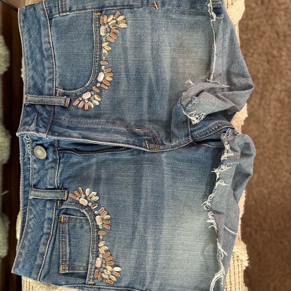 American Eagle Outfitters Blue Denim Shorts